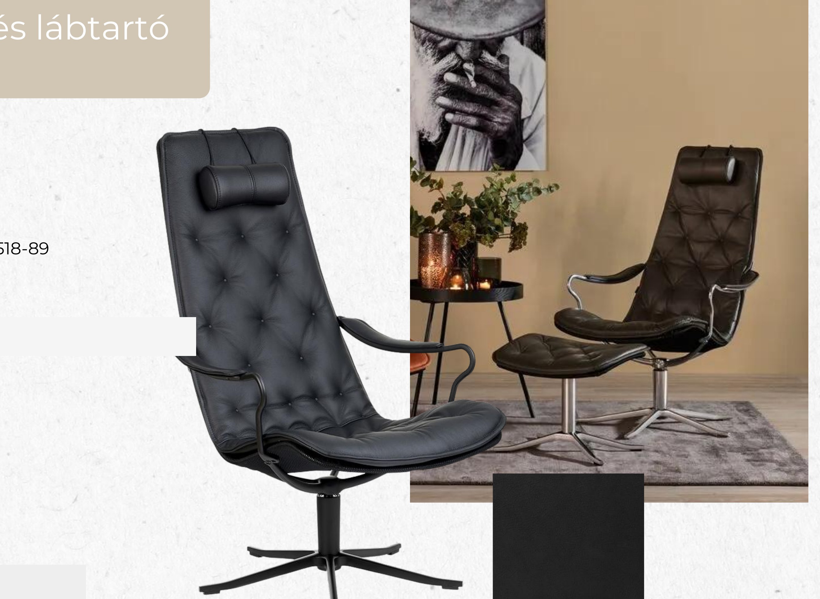 Conform Bravo fotel + lábtartó