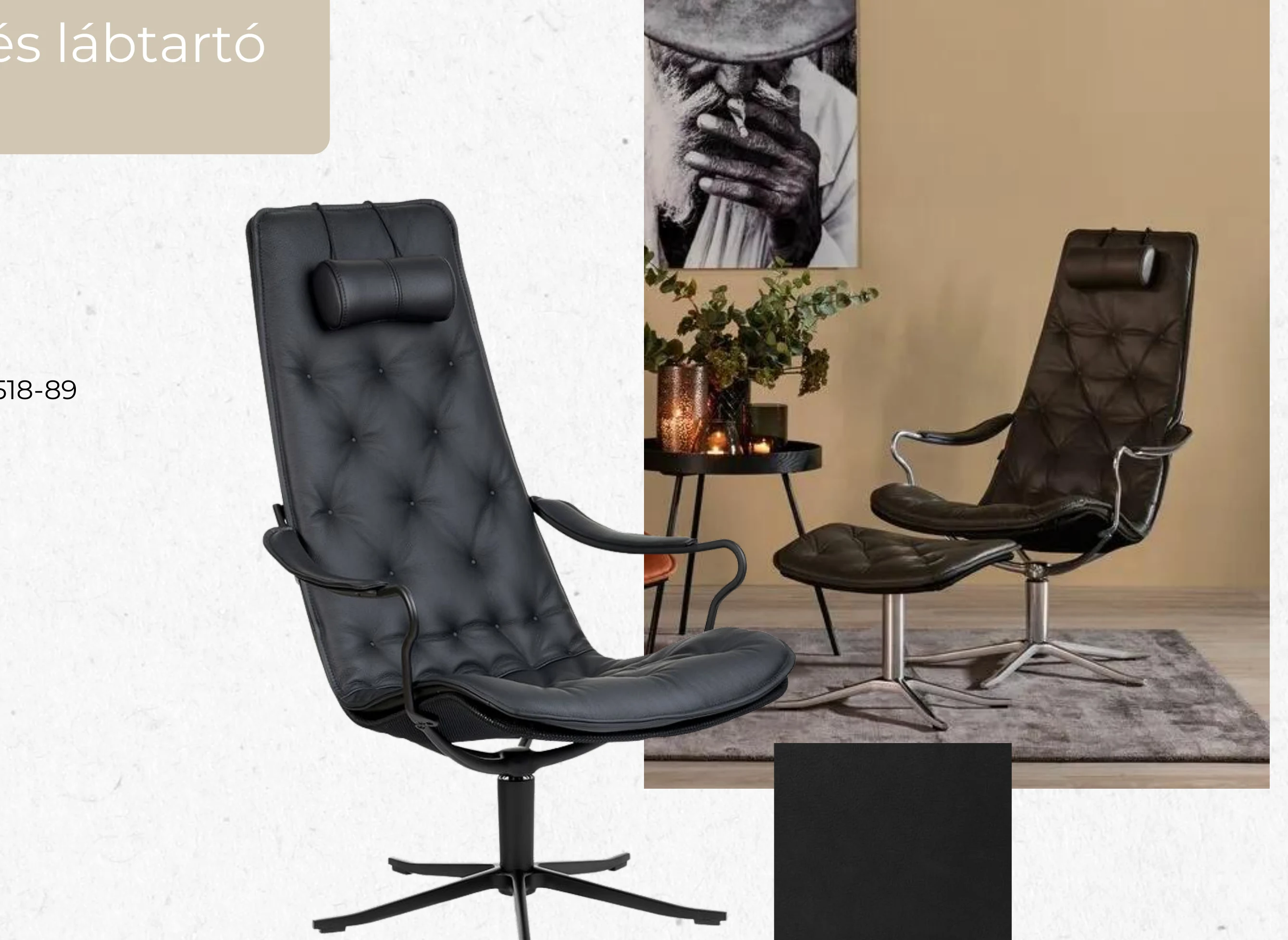 Conform Bravo fotel + lábtartó