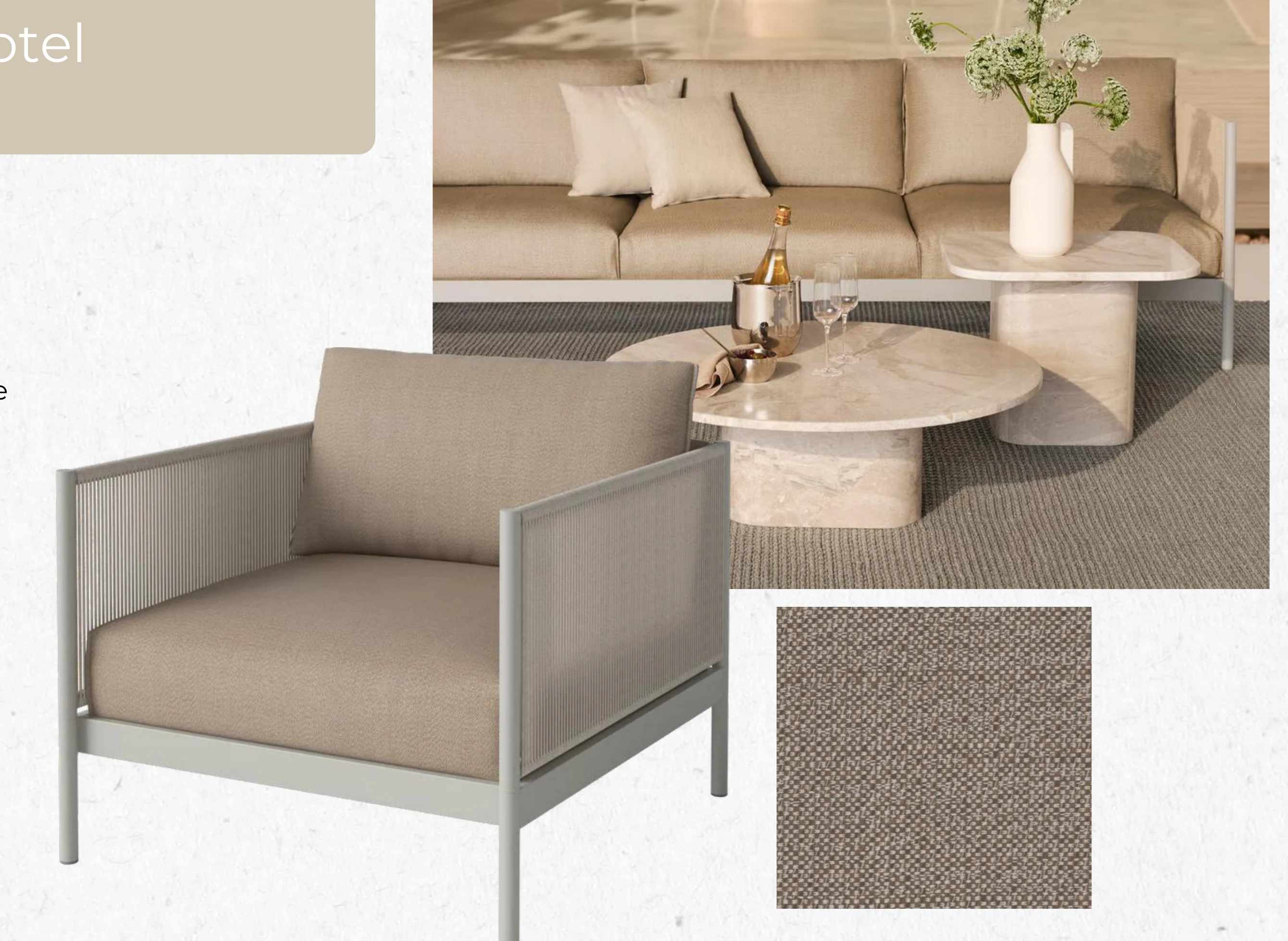 Bolia Track garden fotel